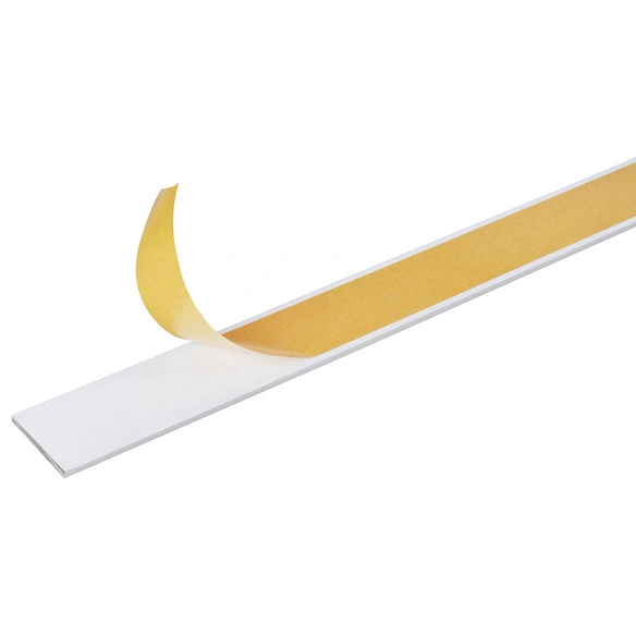 Flachstange, LxBxH: 2600 x 20 x 2 mm, weiß