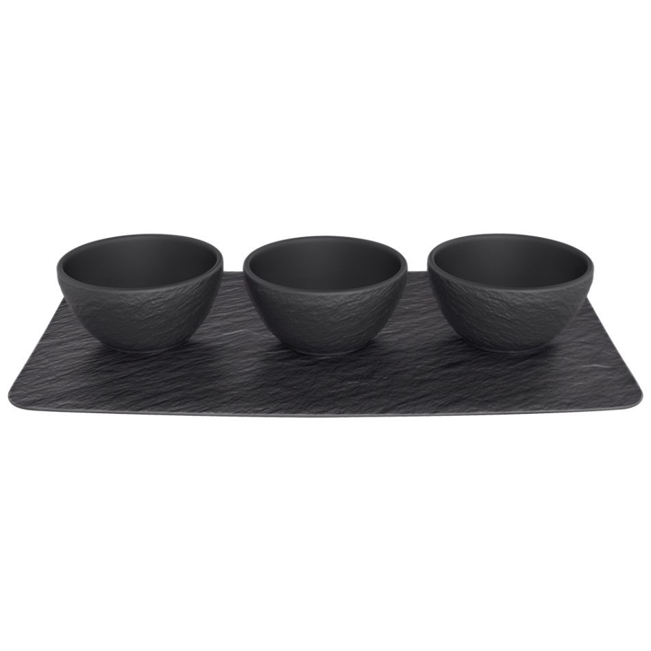 Zestaw do dipów (4 el.) Manufacture Rock Villeroy & Boch