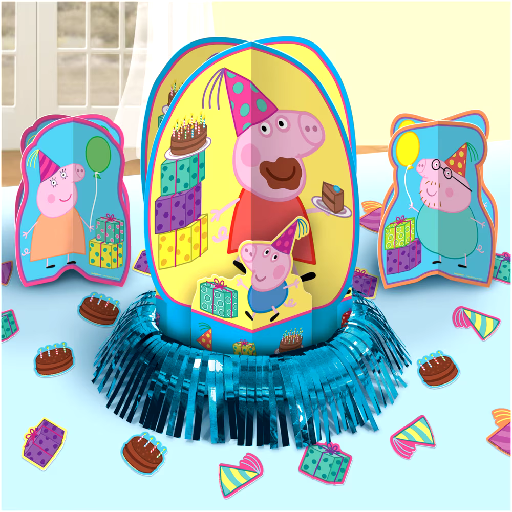 Peppa Pig Birthday Party Table Decorating Kit, 23-pc