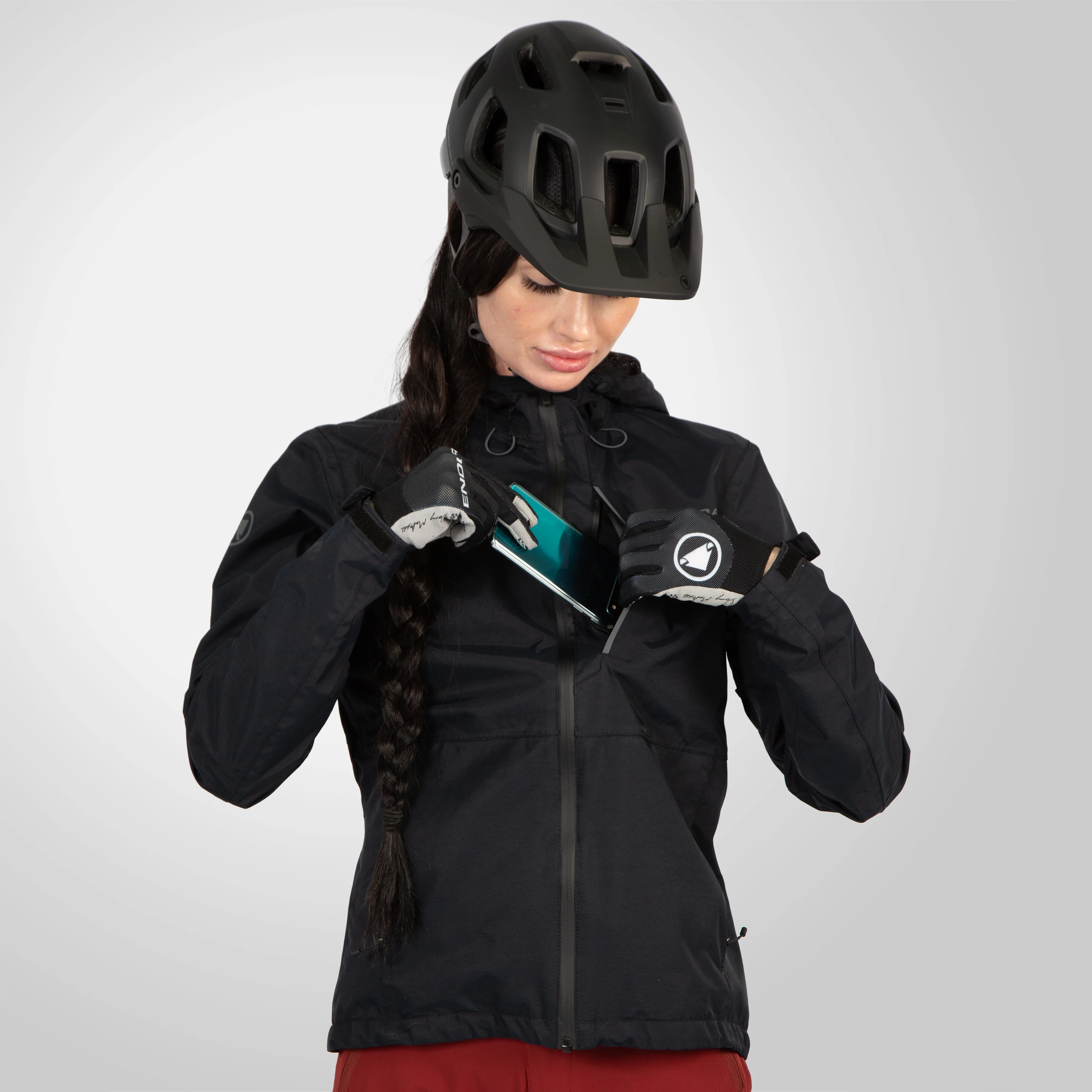 Women's Hummvee Waterproof Hooded Jacket - Black