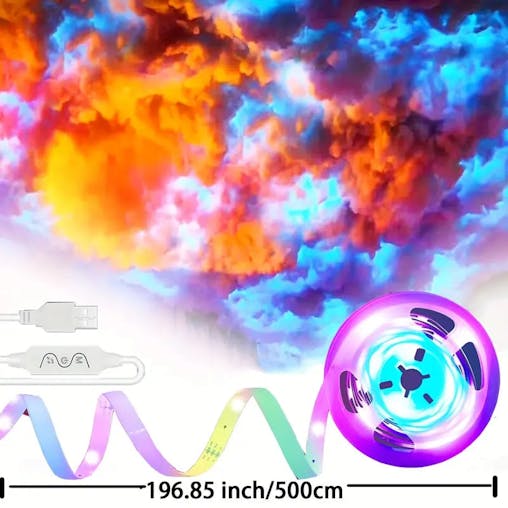 3D Thundercloud LED Light