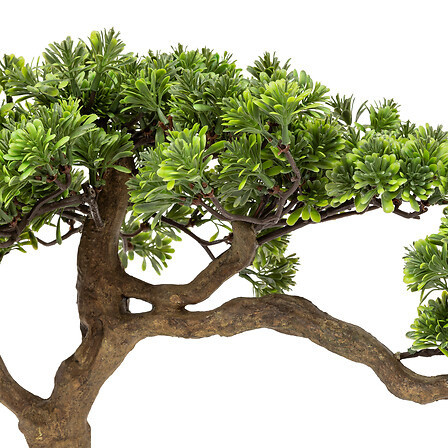 Sztuczne drzewko Bonsai 45 cm w szarej ceramicznej donicy