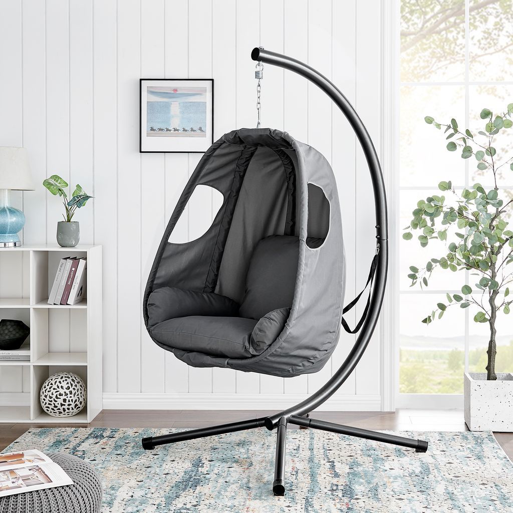 LIVIVO Hanging Swing Chair with Foldable Design