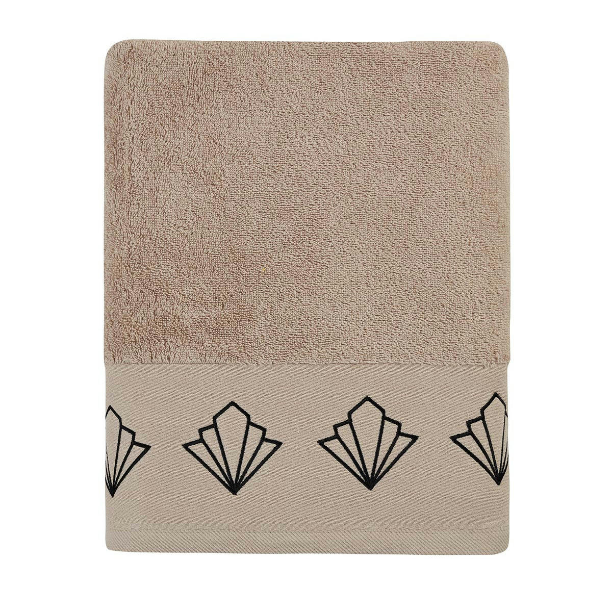 PALIMA - Drap de bain en coton Sable 70x140 cm