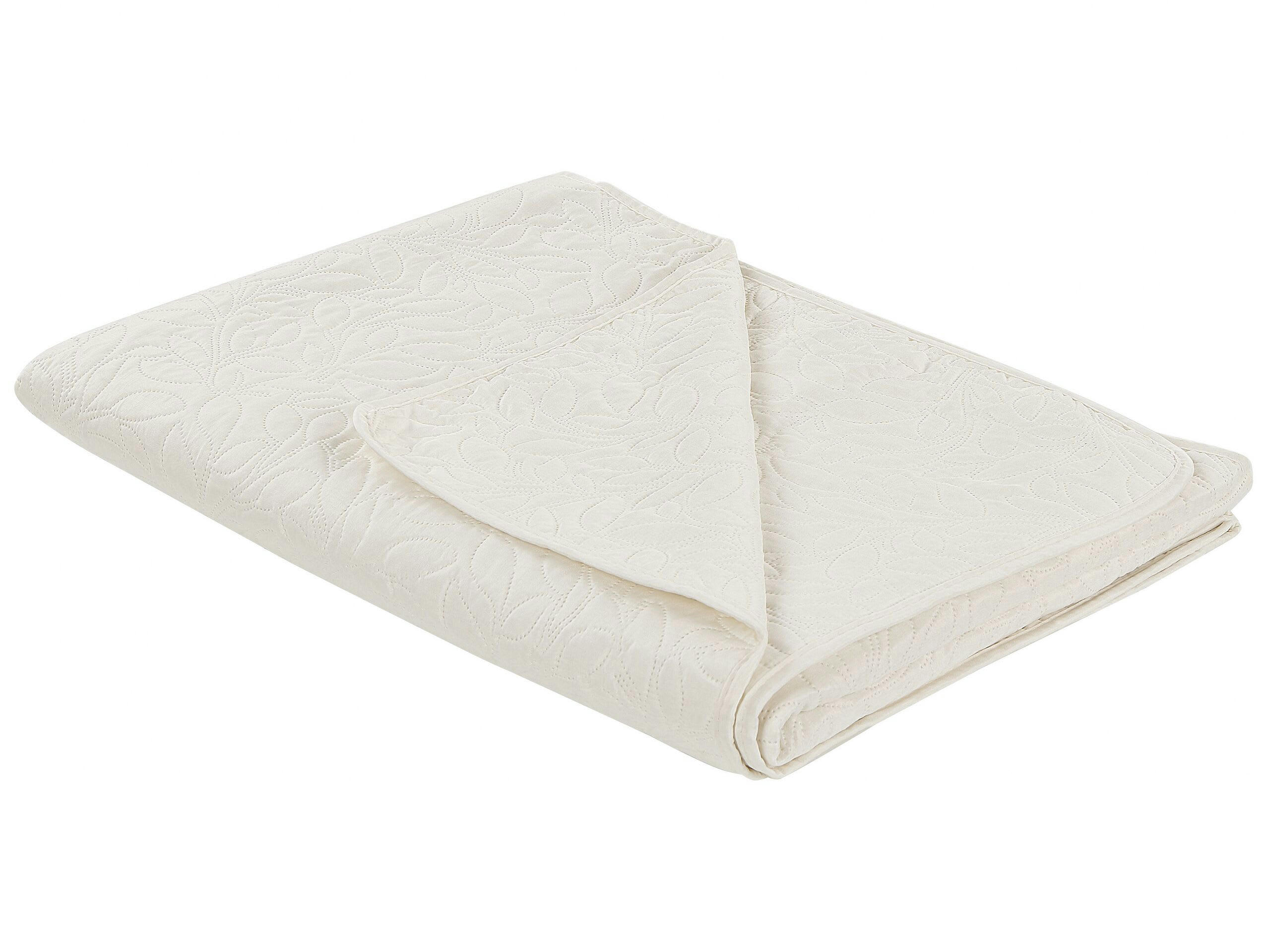 RUDKHAN - Plaid en polyester beige 220x160cm