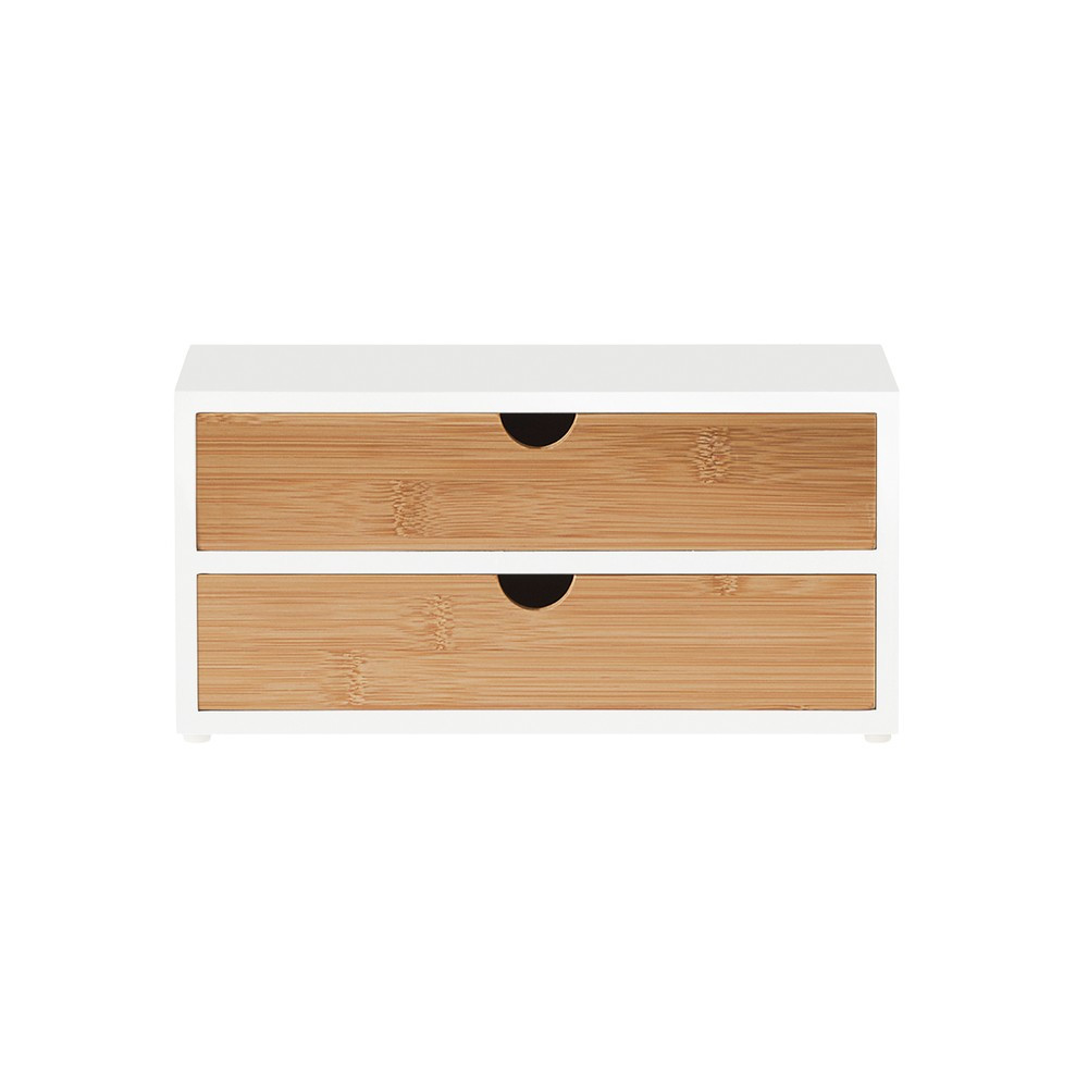 SoBuy Organizer na kapsułki Kolor drewna 30x20x14cm Nowoczesny FRG180-WN