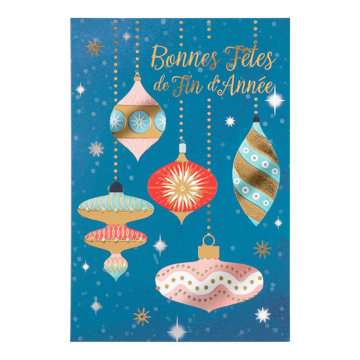 - Carte De Vœux Noël Chic Suspension