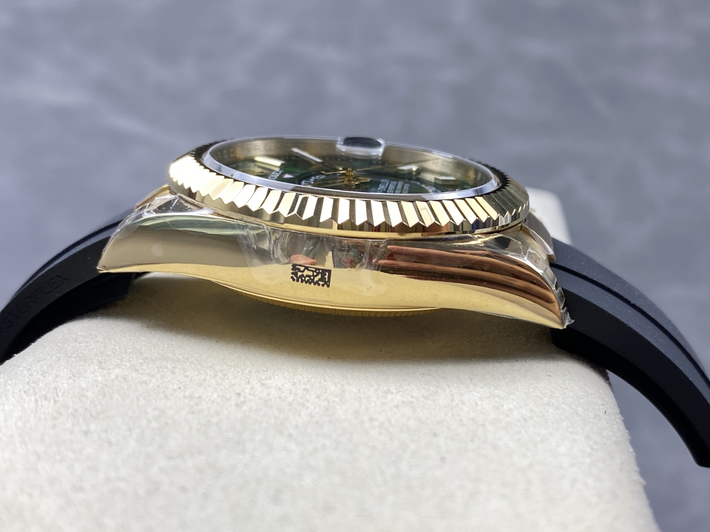 Rolex Sky-Dweller YG Plated Green Dial 42mm Oysterflex Super Clone