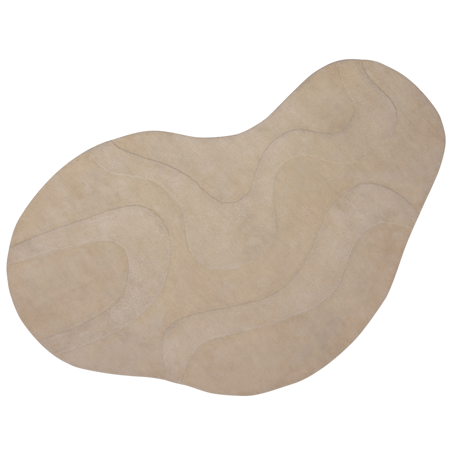 WOOOD vloerkleed Alya - Polyester - Milk - 1x170x240
