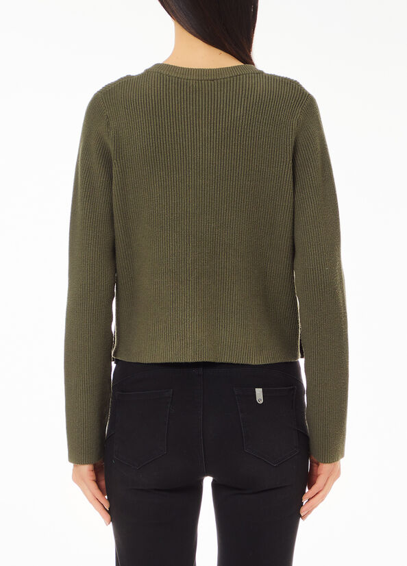 Cardigan in maglia con tasche