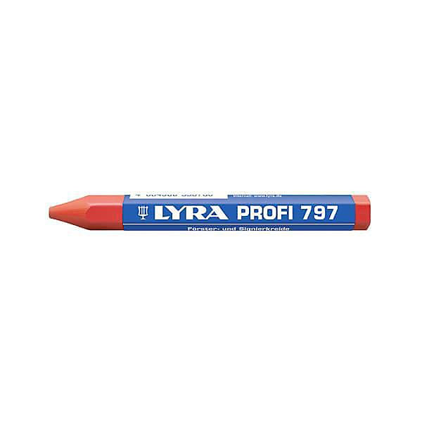 Boîte de 12 craies forestières 120 x 12 rouges - LYRA - L4870017
