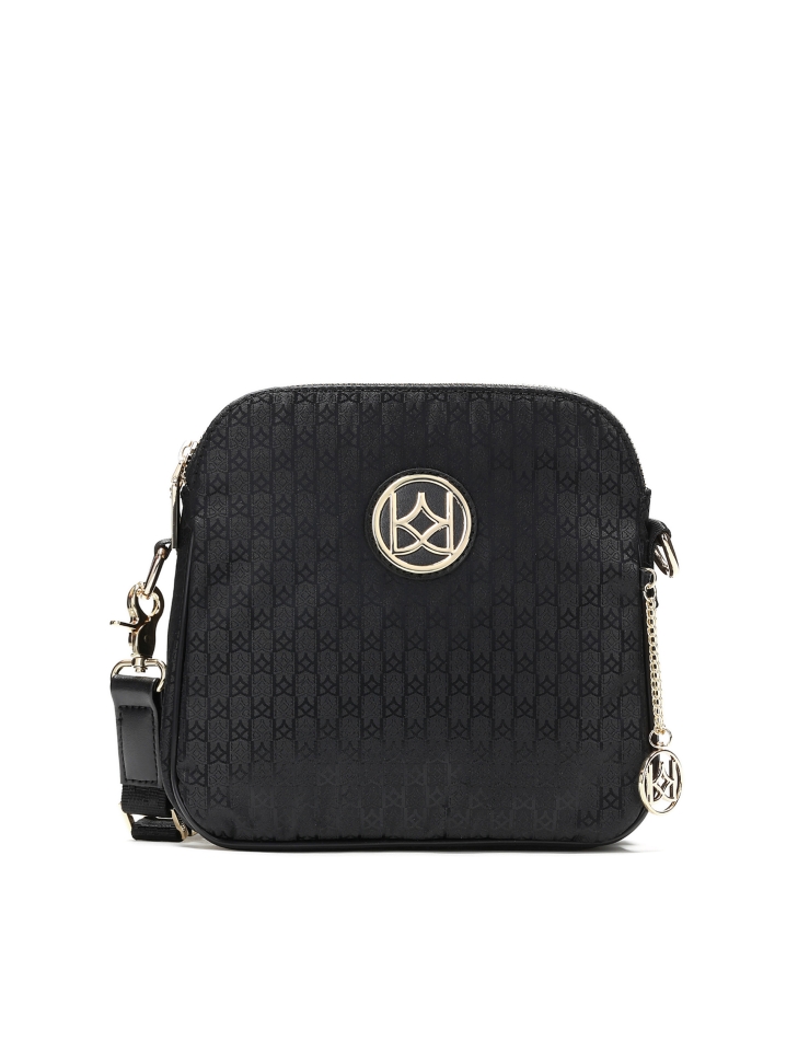 Ladies' black messenger bag
