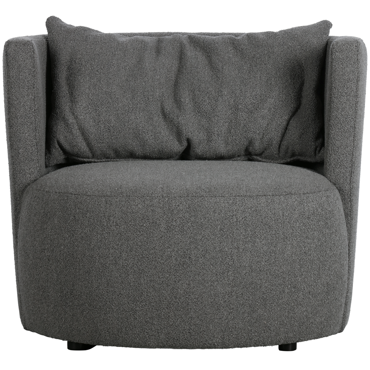 vtwonen fauteuil Explore - Polyester - Staalgrijs - 81x96x92