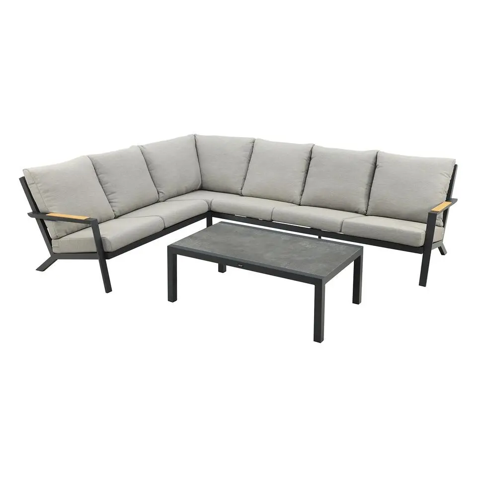 VDG Santos/Atlanta aluminium loungeset - Antraciet