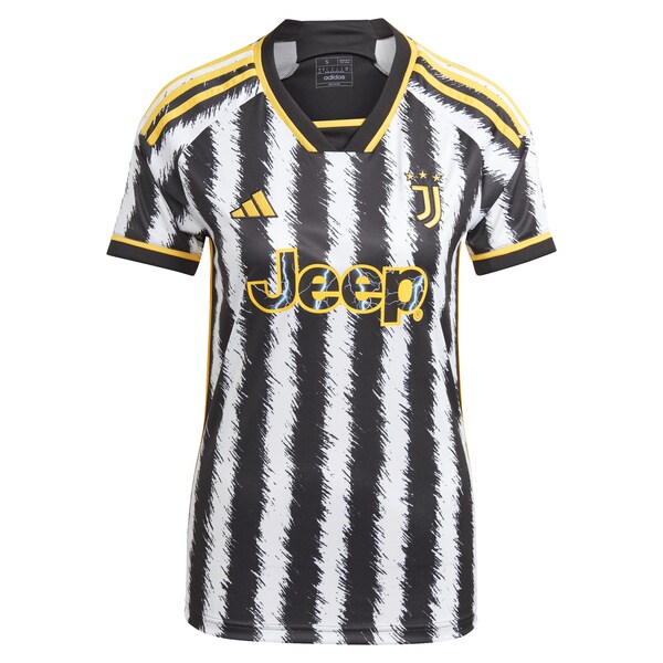 Dušan Vlahović Juventus adidas Women's 2023/24 Home Replica Player Jersey - Black