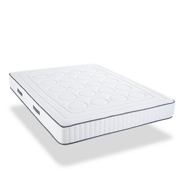 Ensemble Cristal 90x190 cm Matelas Mousse   Sommier Métal