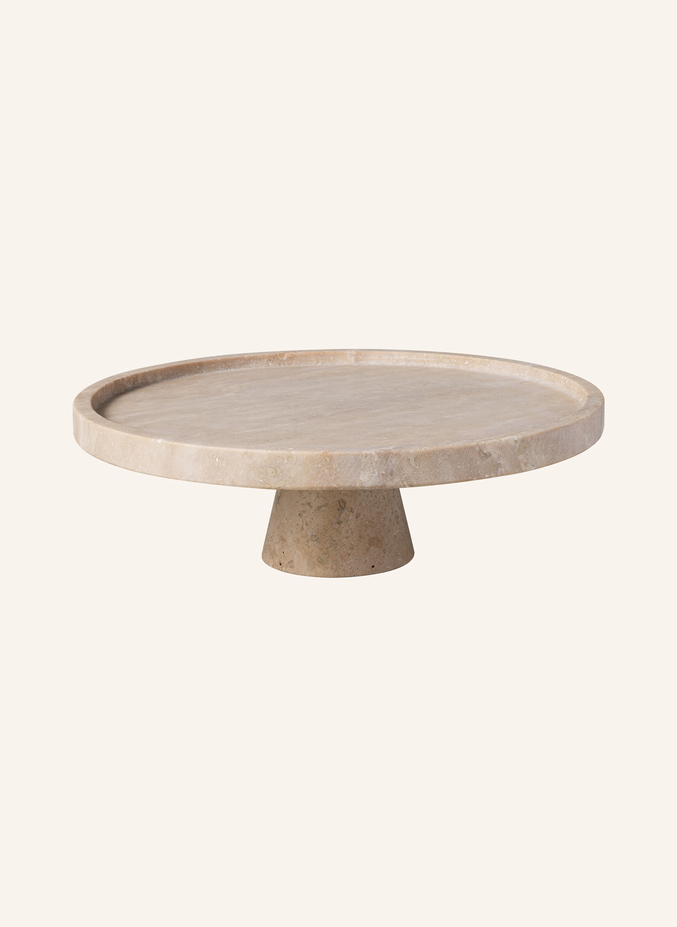 Villeroy & Boch Servierschale mt Fuß MANUFACTURE TRAVERTINE