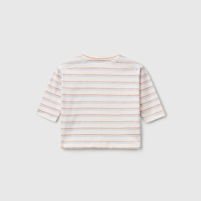 T-shirt with striped print