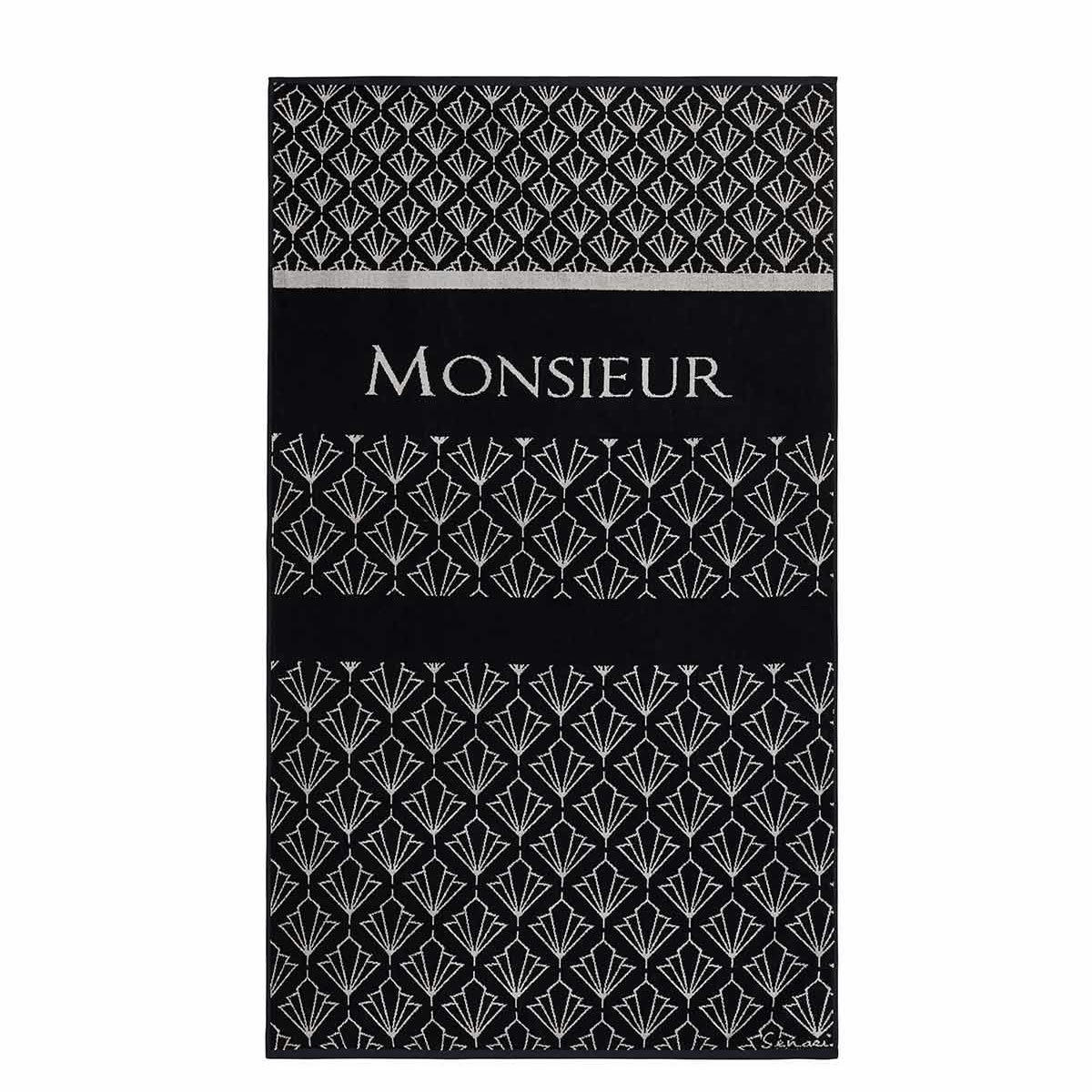 MONSIEUR - Serviette de plage velours 100x180 cm