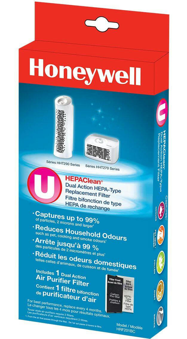 Honeywell HRF201BC HEPAClean® Dual Action HEPA-Type Air Purifier Replacement Filter (U)