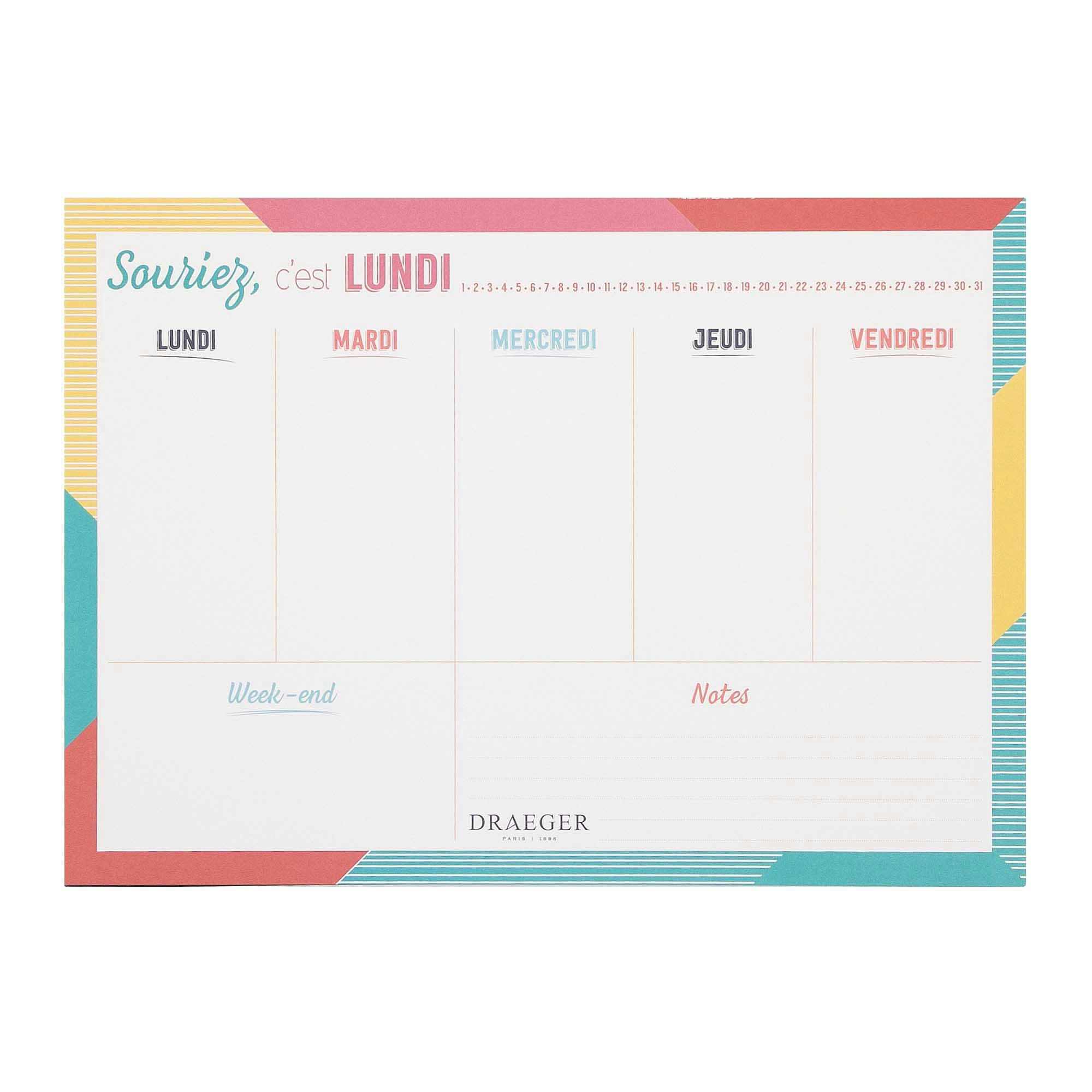 - Semainier Perpétuel - Souriez C'est Lundi