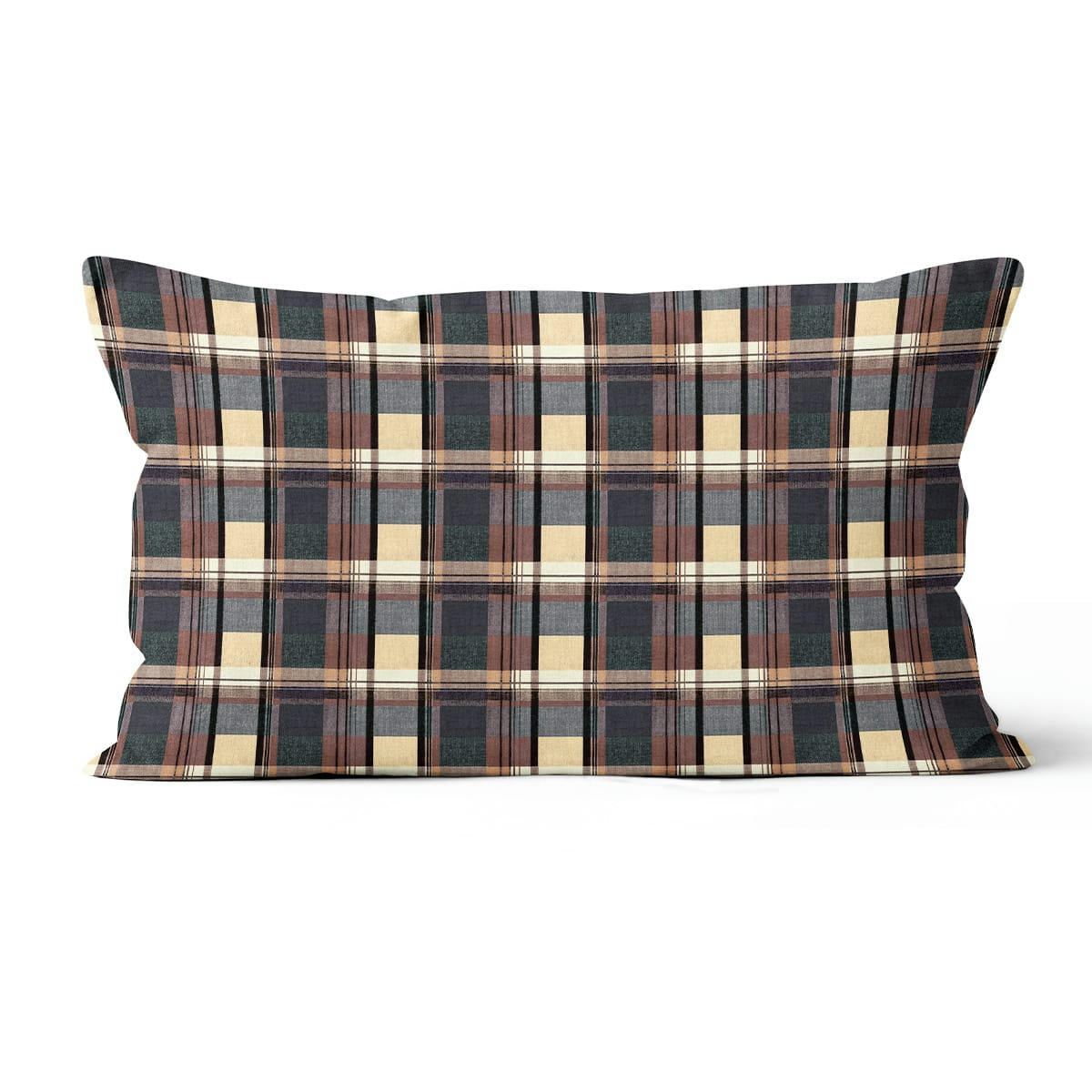 - Coussin déco polyester violet 40x60cm