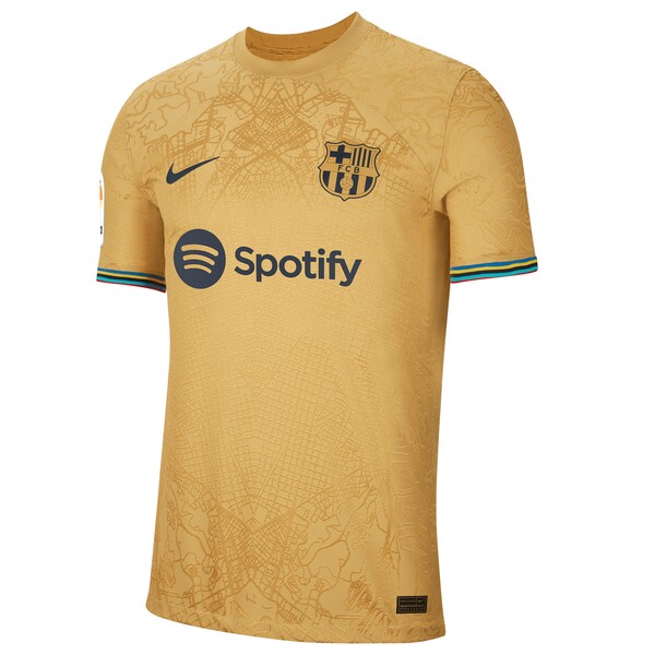 Ousmane Dembele Barcelona Nike 2022/23 Away Authentic Player Jersey - Gold