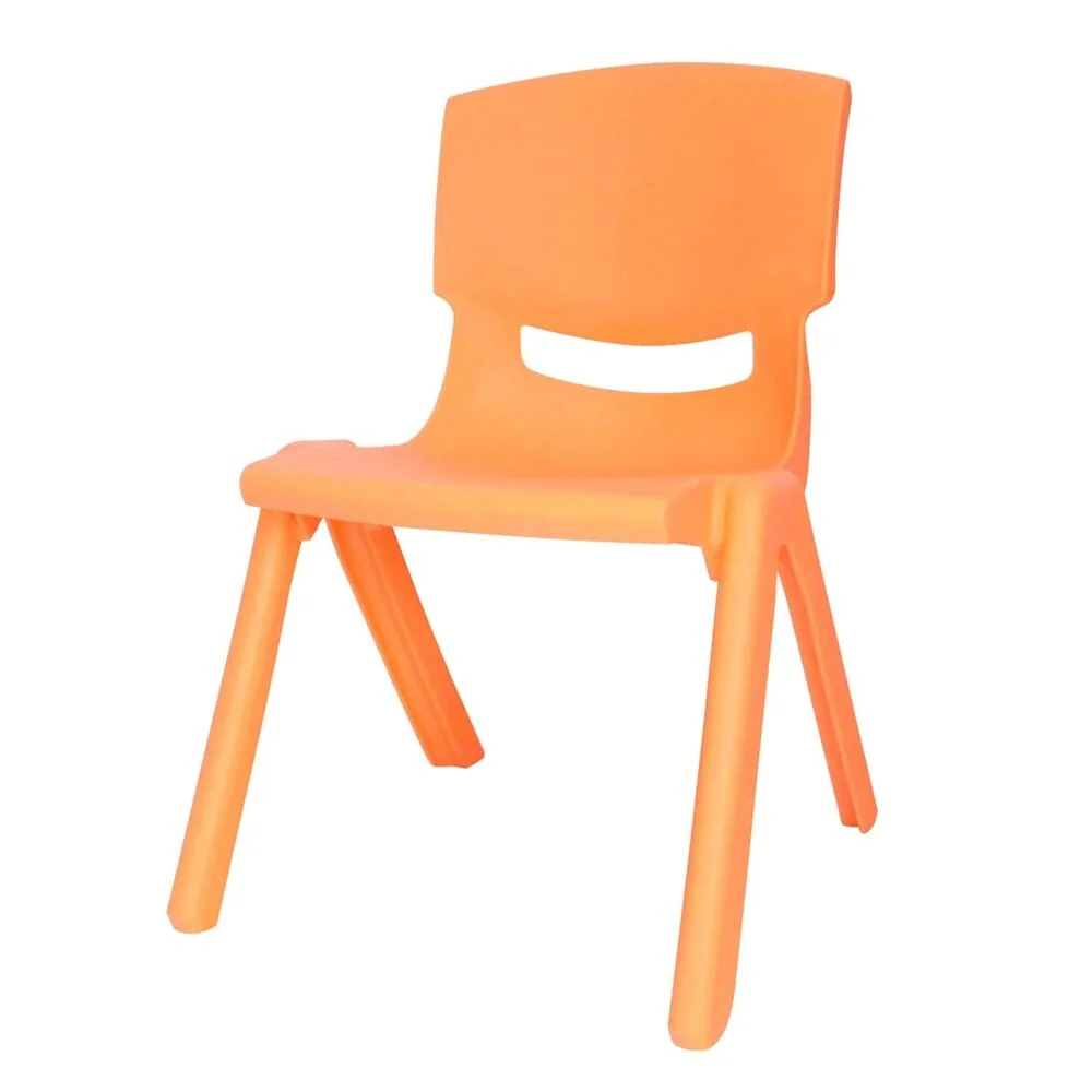 Stackable kids plastic learning chairs-Yellow