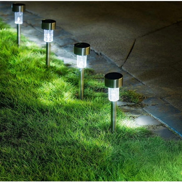LED-Solarleuchte »Picco«, ØxH: 4,7 x 36 cm, Edelstahl/Kunststoff, silberfarben