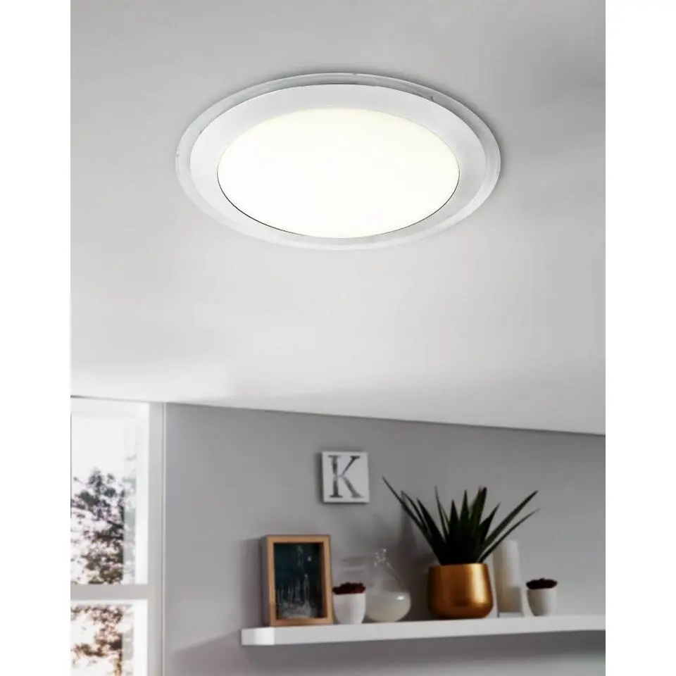 EGLO Competa 1 Plafonni&egrave;re - LED - &Oslash; 13.5 cm - Wit