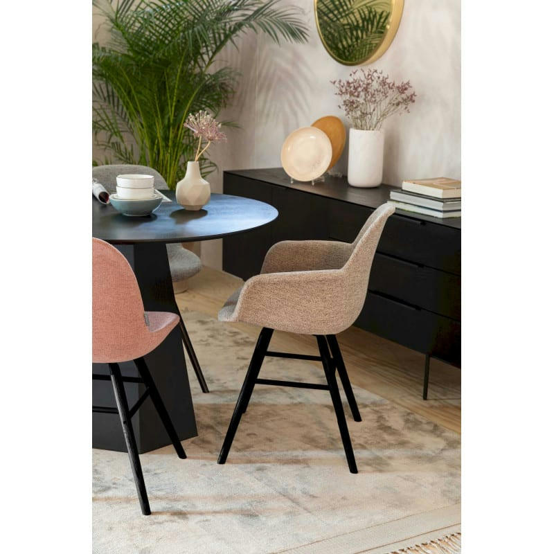 ALBERT KUIP SOFT - Chaise design en tissu beige