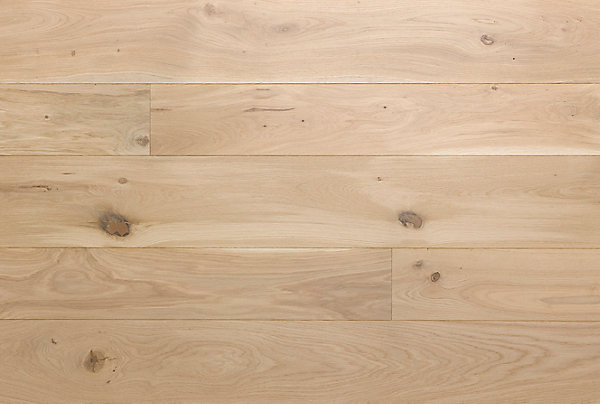 Parquet contrecollé clipsable Padillac L 200 cm en chêne français verni naturel