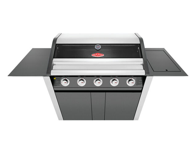BeefEater 1600 Series - 5 Burner Stainless Steel BBQ With Side Burner (Dark)