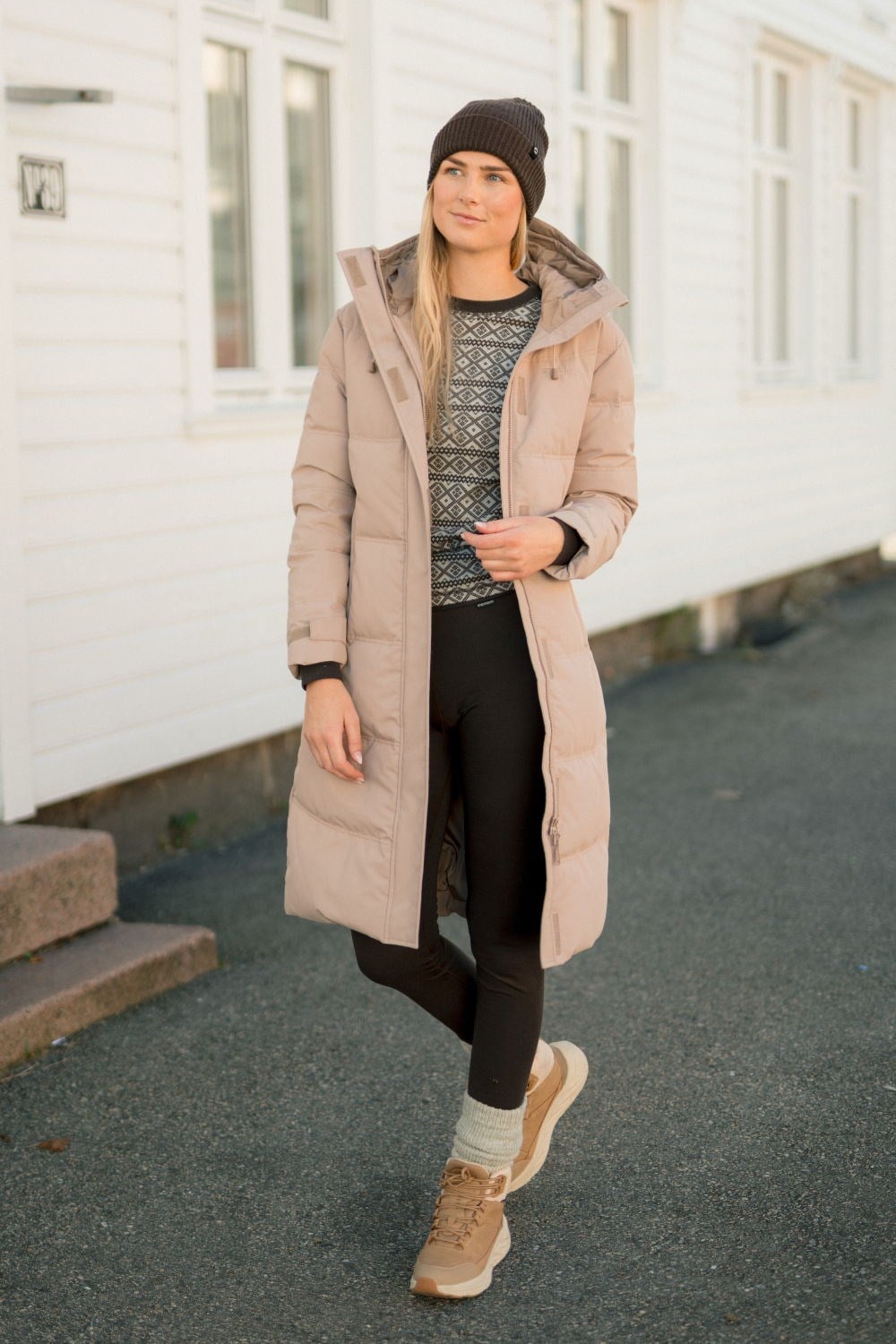 Svalbard lang dunparkas