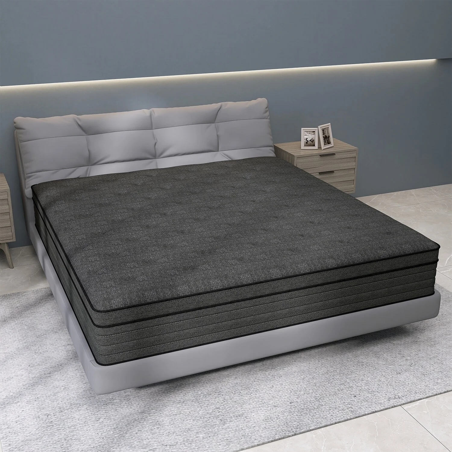 8 Medium Memory Foam Hybrid Mattress with Pocket Springs