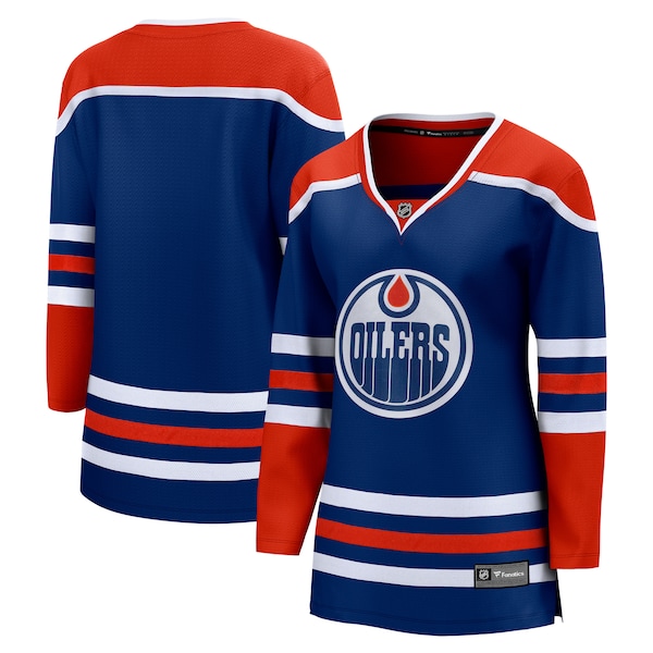 Edmonton Oilers  Women's Home Breakaway Blank Jersey - Royal
