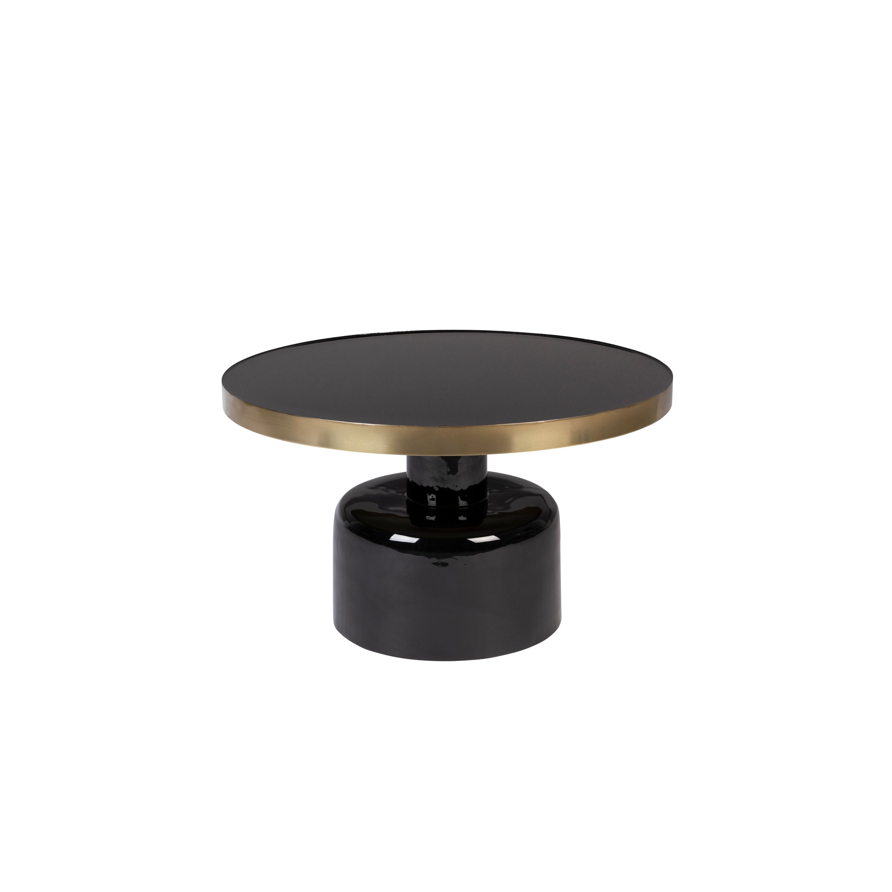 Zuiver Glam Salontafel Rond 60 cm Zwart/ Goud