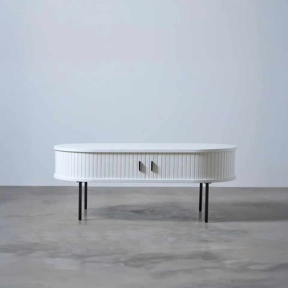 Salontafel Wit Eikenhout - 120x60x45cm - Nola