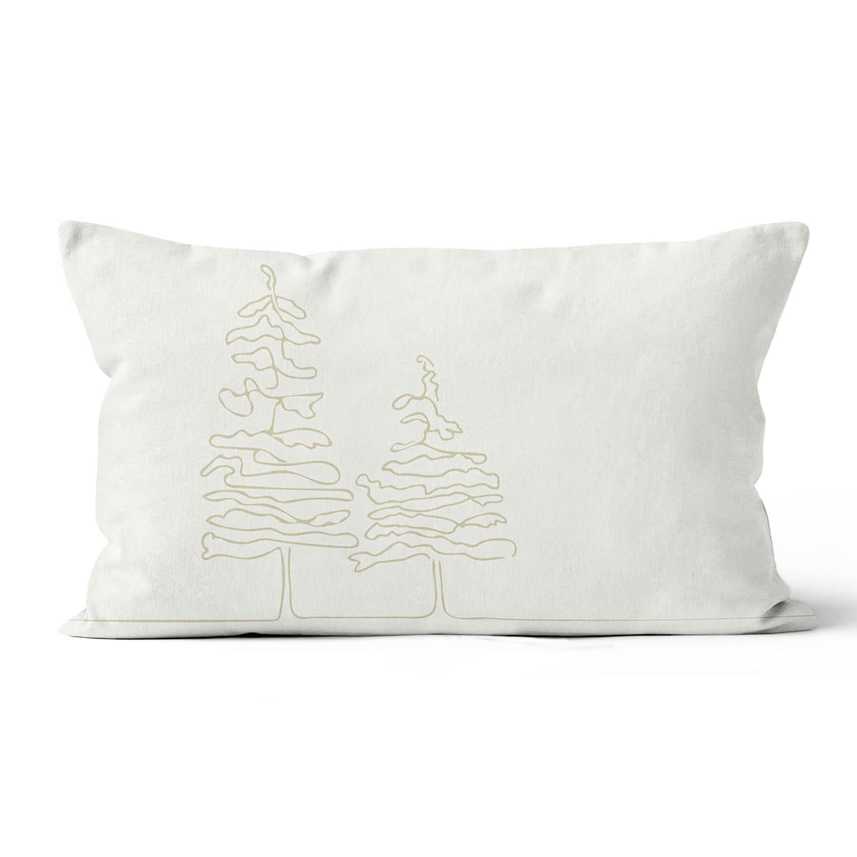 - Coussin déco en velours Beige 40x67cm