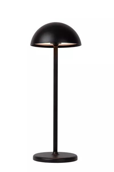 Lampa stołowa akumulatorowa JOY czarna LED 1.5W Ciepła biel wys:32cm Lucide