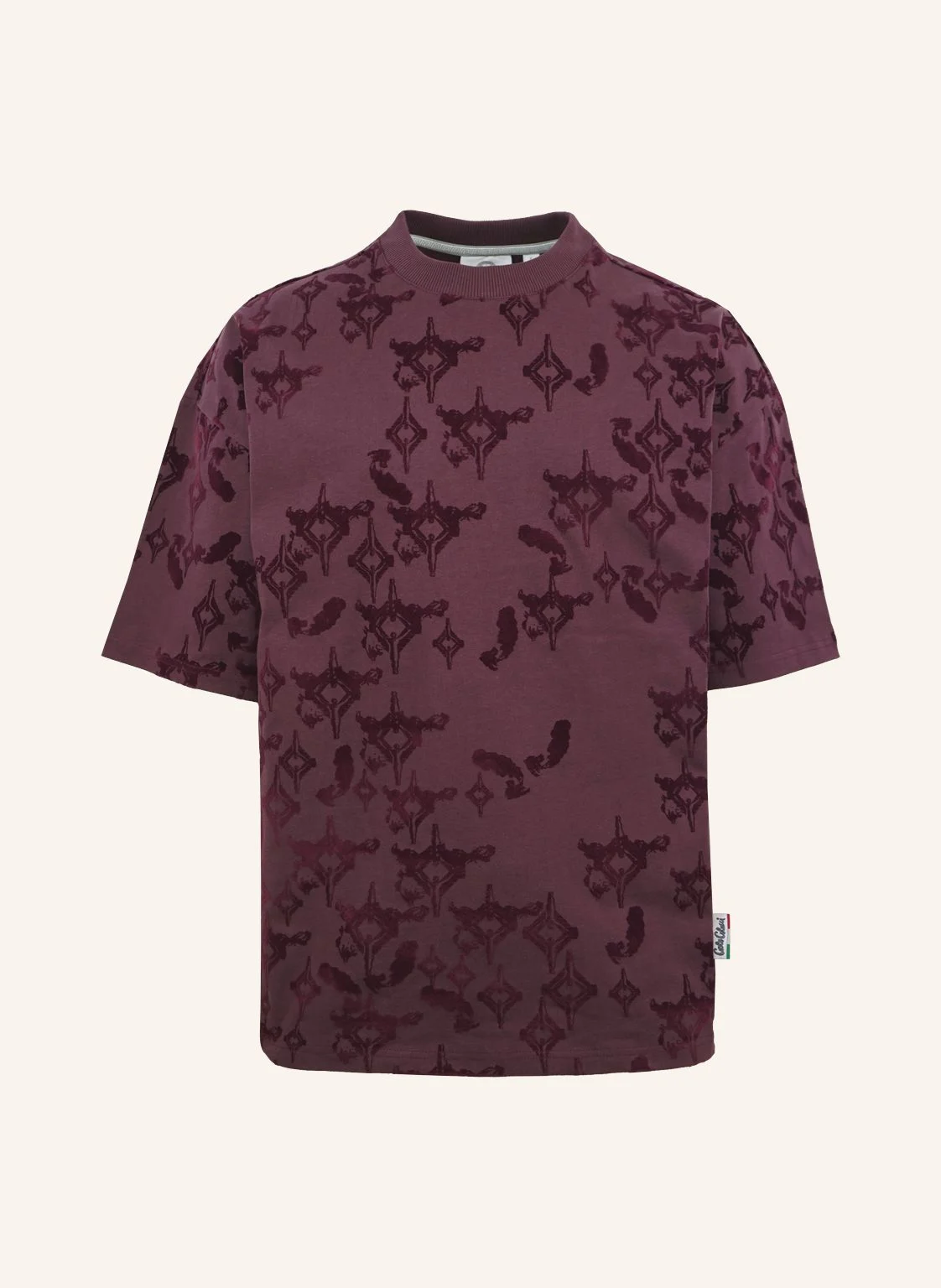 CARLO COLUCCI Allover Print T-Shirt - Soft Impact FIOROT