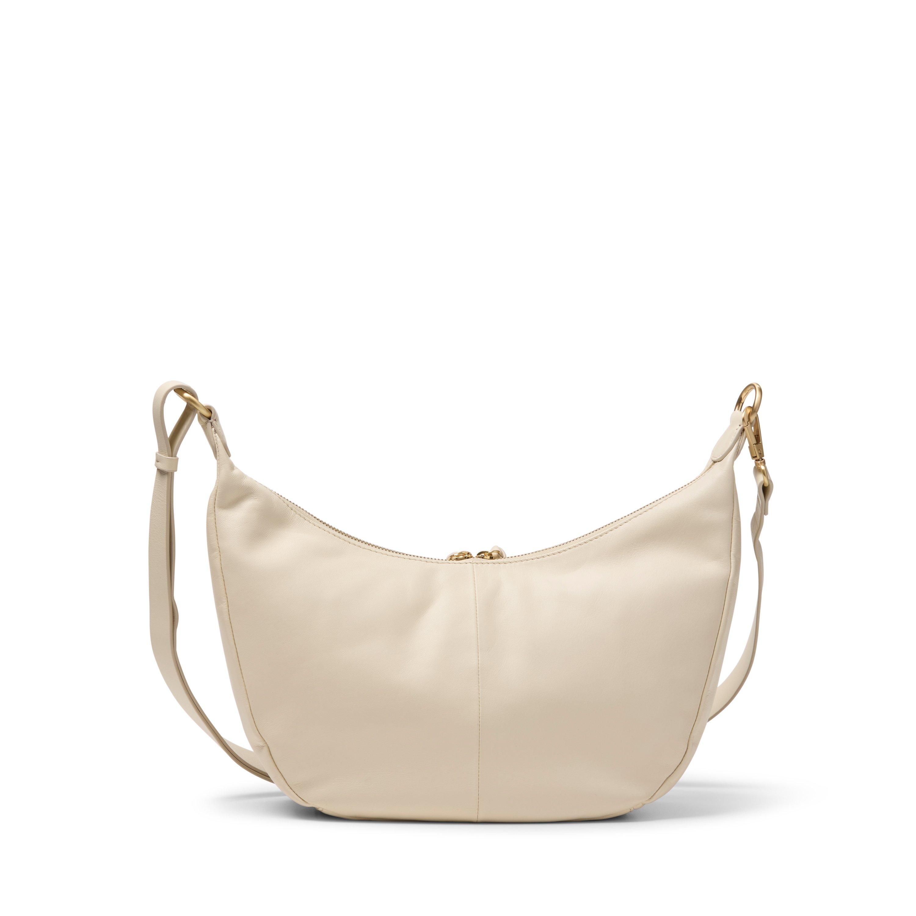Clarks Willow Moon Cream Leather Shoulder Bag,Cross Body Bag