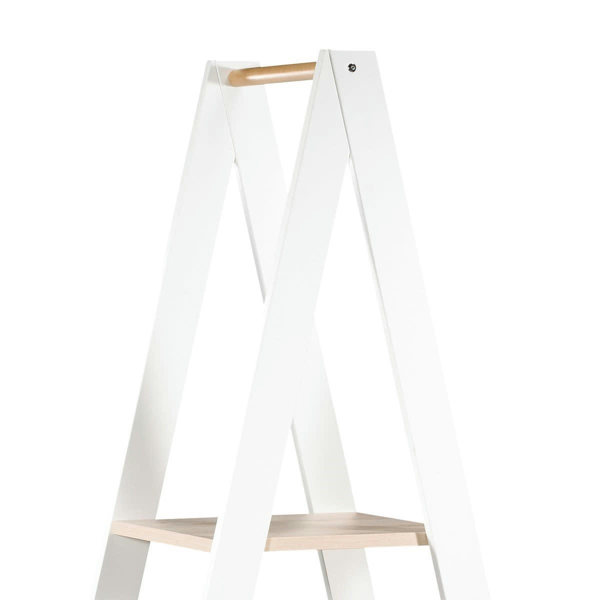 TIPEE - Etagère bibliothèque 170x90x45cm en bois blanc