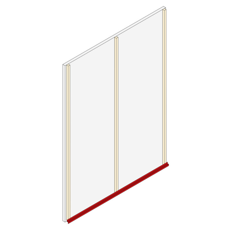 Bavette XS20 pour lambris extérieur en acier noir mat 2,2 m 2 pièces MY METAL FACTORY