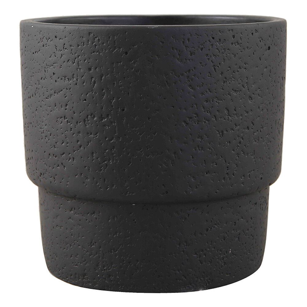 INNENDØRS POTTE PIARDINO GLORIA CHARCOAL Ø14CM SVART