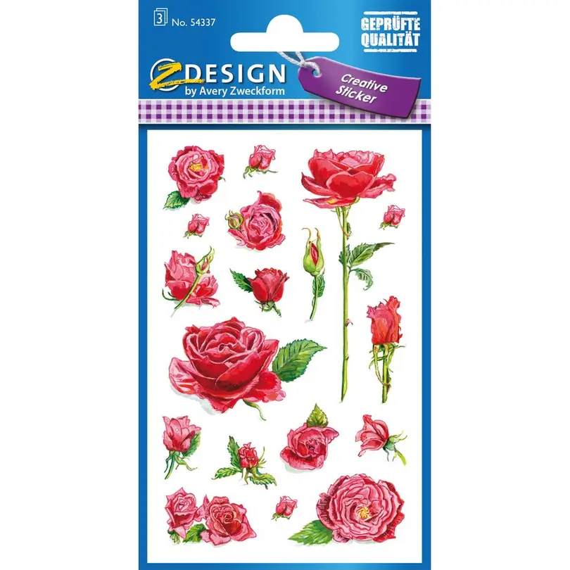 Sticker 3er-Set Creative Flower