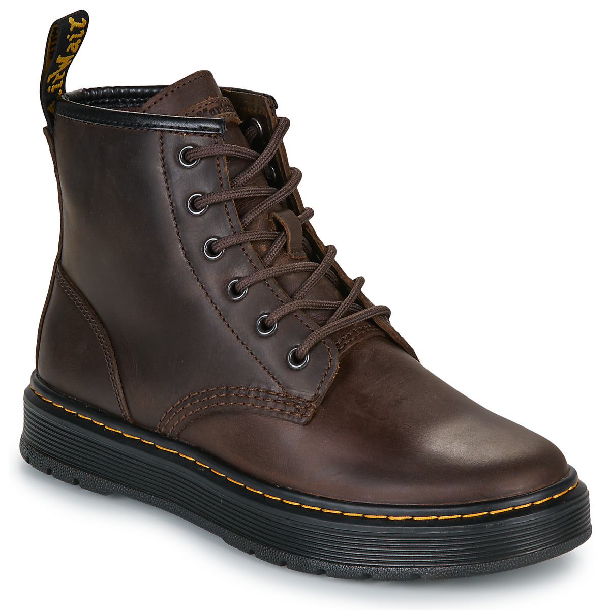 Dr. Martens - Brookline Chukka 6 Eye Boot Dark Brown Crazy Horse - Brown