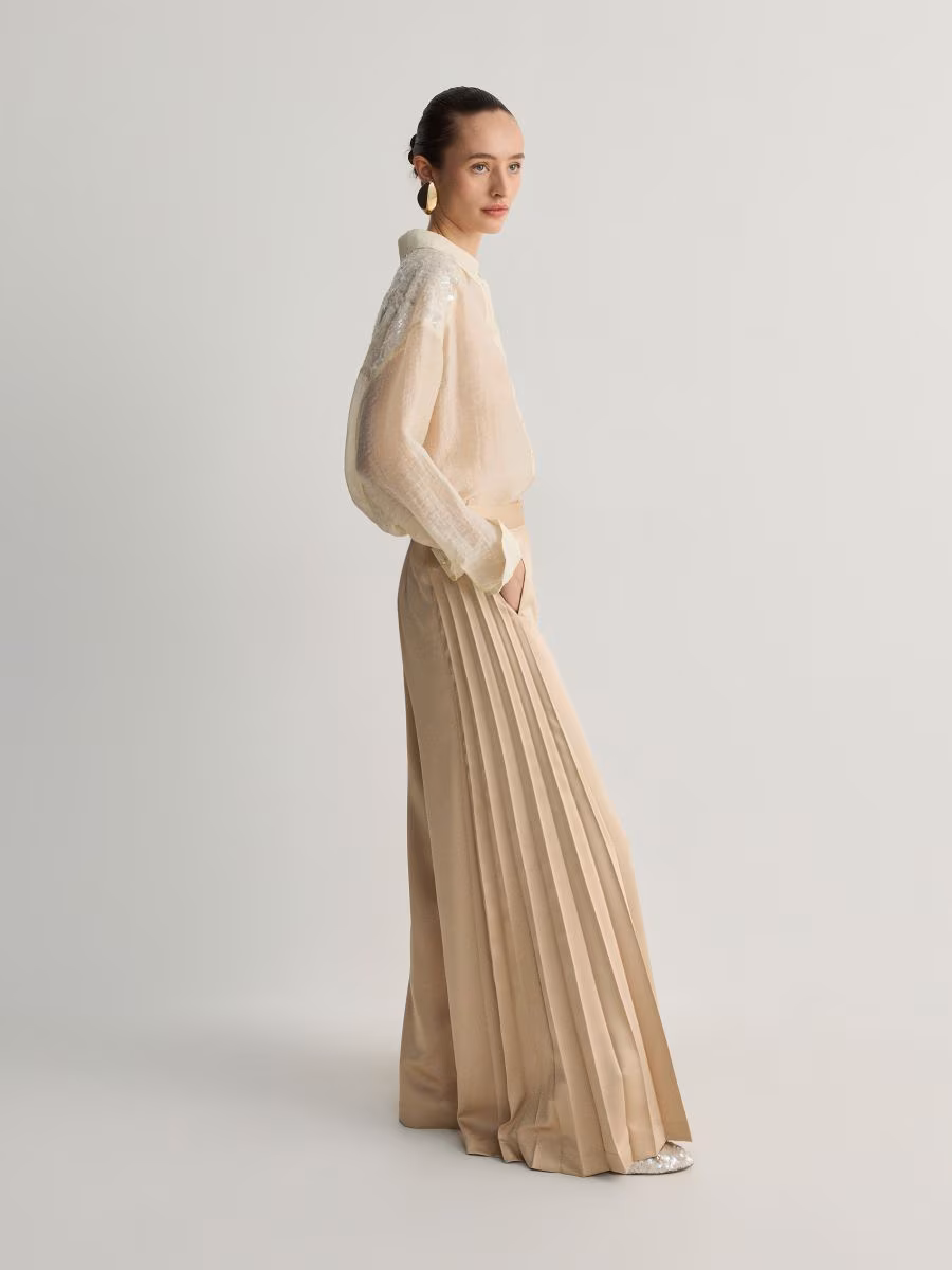 Pleated Trousers