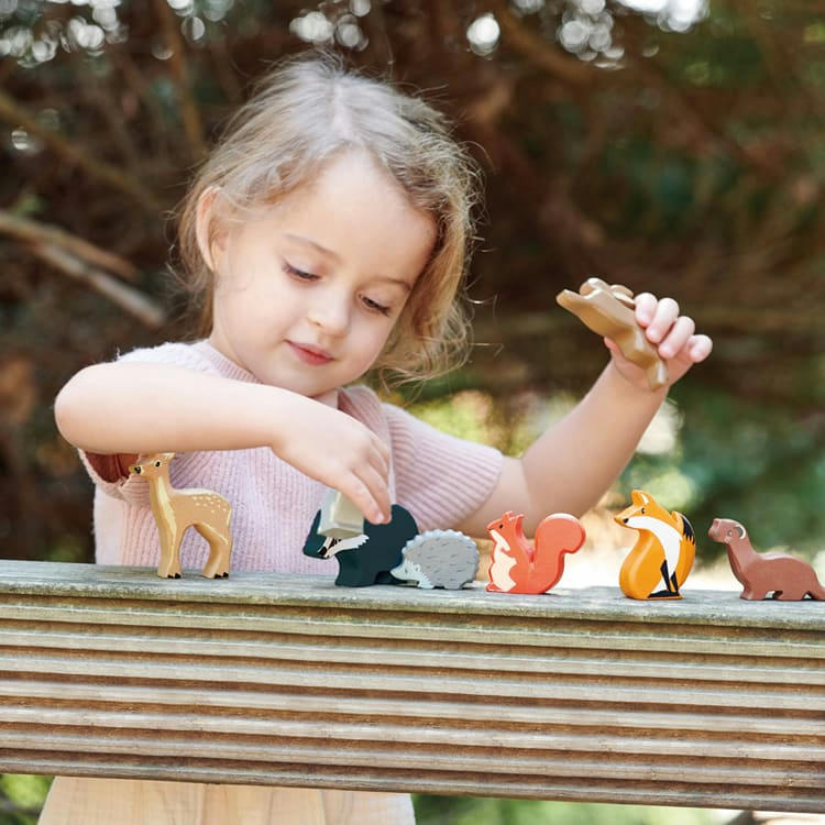 - Set animaux en bois Forêt