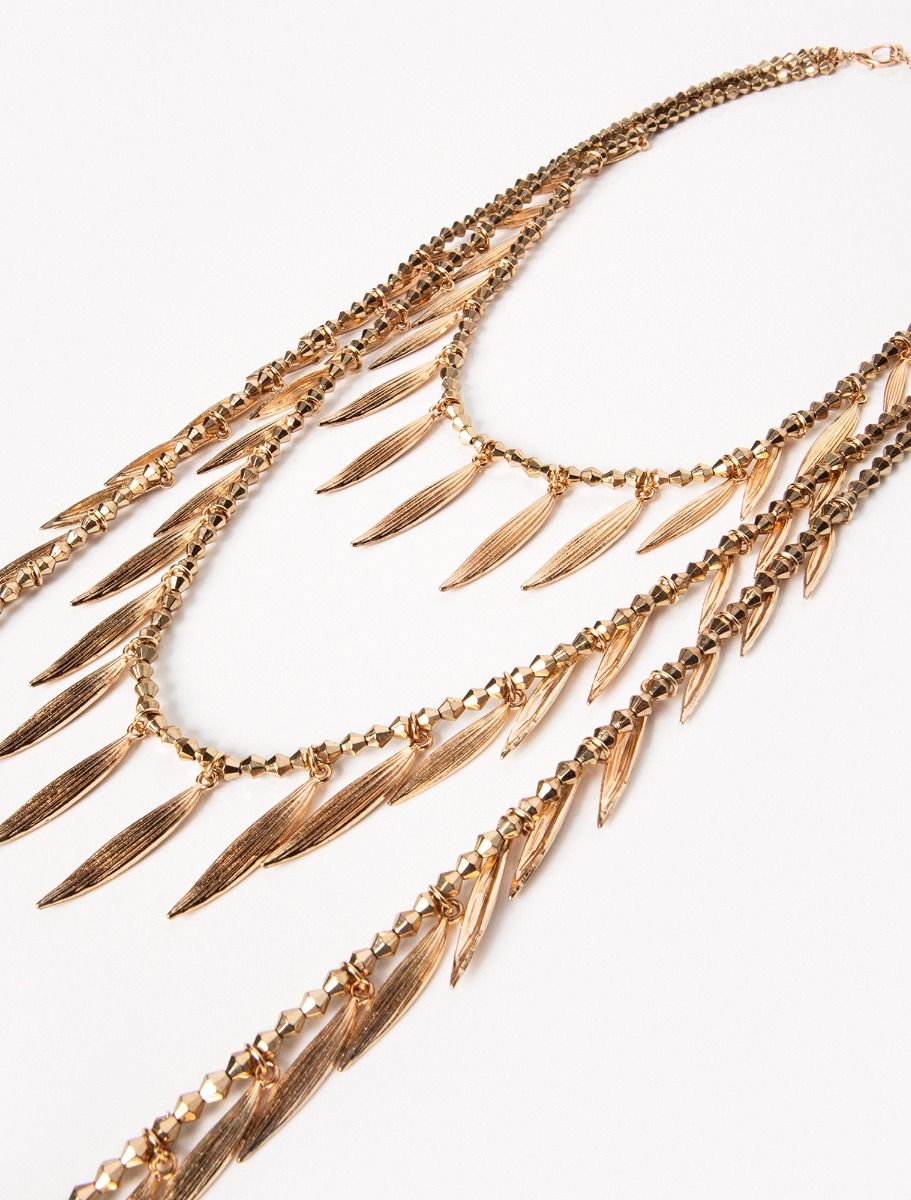 Κολιέ με μεταλλικά στοιχεία